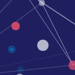 Dots and line graphic